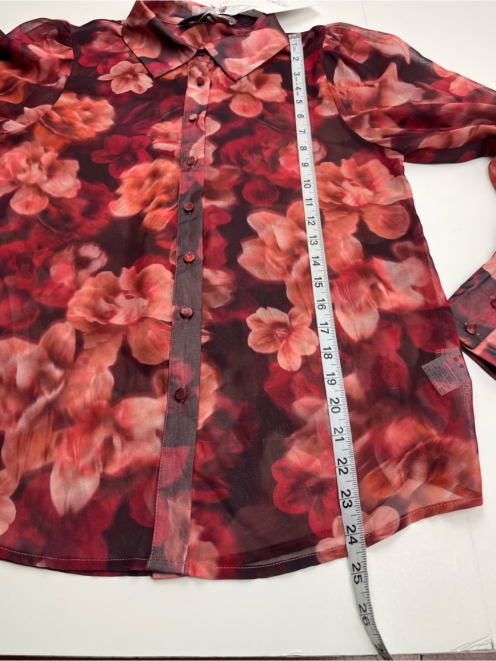 Runaway the Label Fleetwood Blouse Josephine Print Floral Women Small NEW *FLAWS - Picture 8 of 14